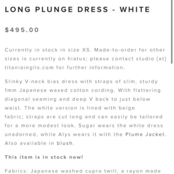 Long size xs plunge dress - Picture 3 of 5